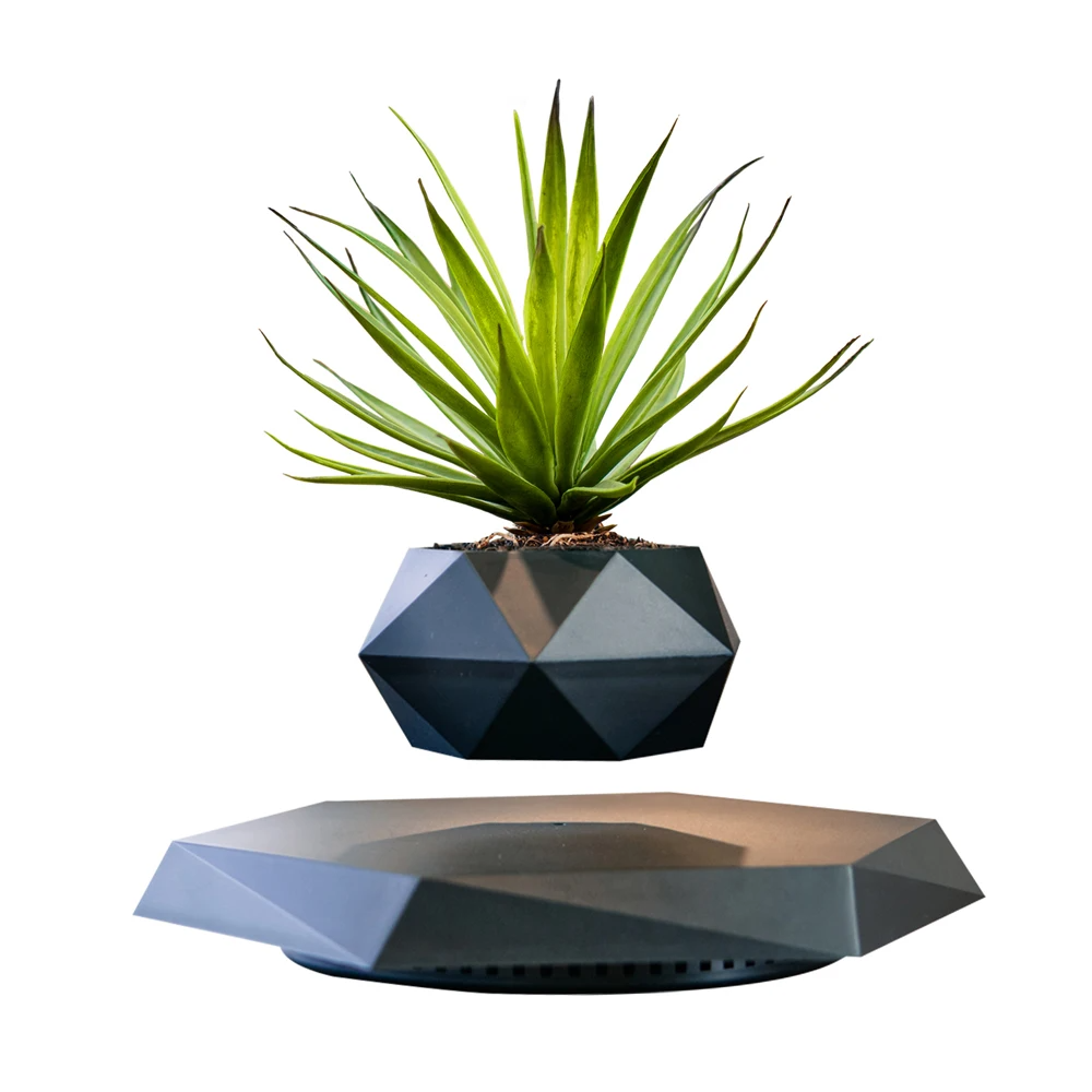 Levitating Plant Pot with Rotating Magnetic Base, view 13