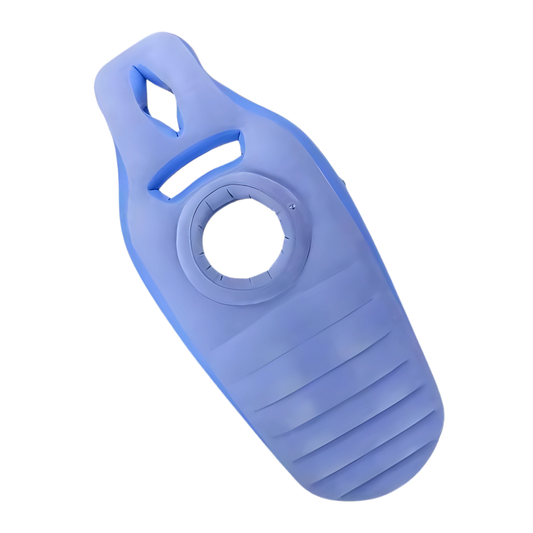 Inflatable Pregnancy Pillow with Belly and Face Holes, view 2