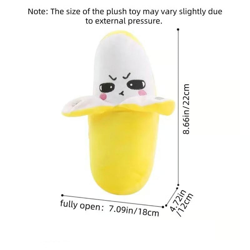 Musical Plush Fruit Toy, Singing Strawberry, Banana, Carrot, view 8