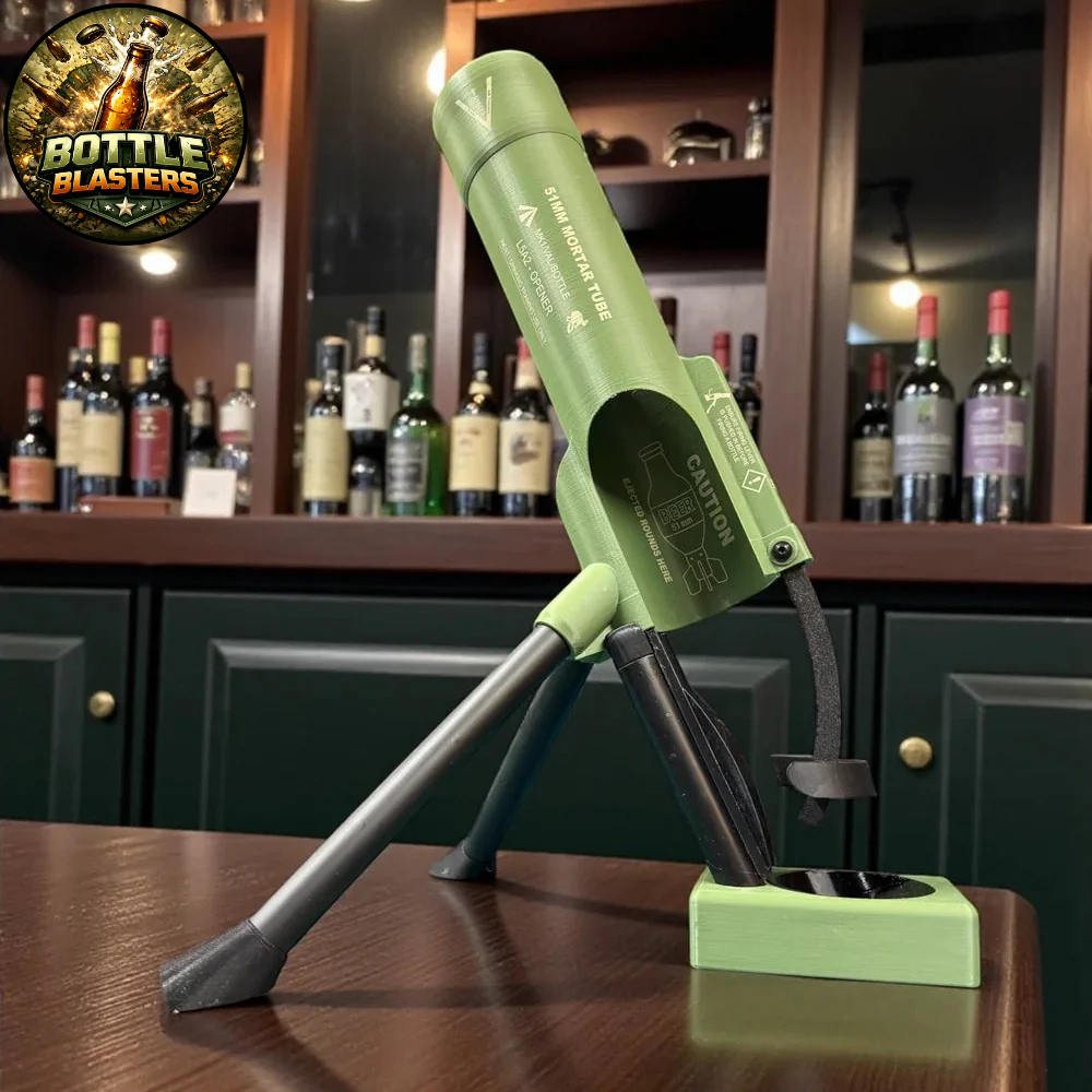 Cap Launching Bottle Opener with Trigger, view 3