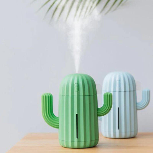 Cactus USB Desk Humidifier with LED and 8 Hour Timer, view 2