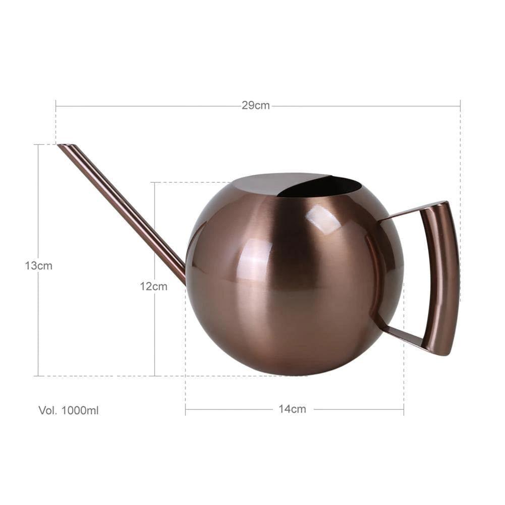 Spherical Stainless Steel Watering Can, Long Spout, view 37