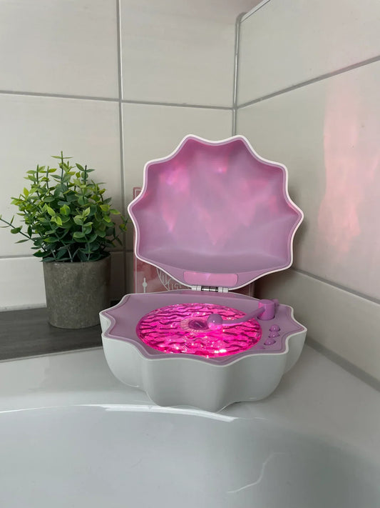 Shell Shaped Bluetooth Speaker with Wave Light, view 2