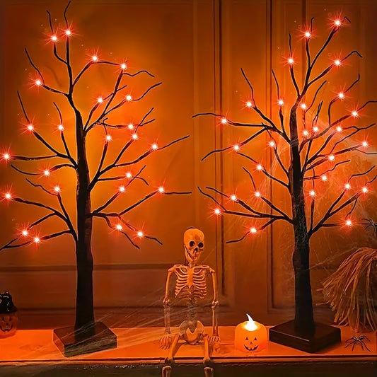 Lit Branch Tree, 20 in, 24 LEDs, USB or Battery, view 2