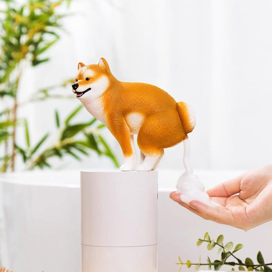 Shiba Inu Soap Dispenser for Kitchen or Bath, view 2
