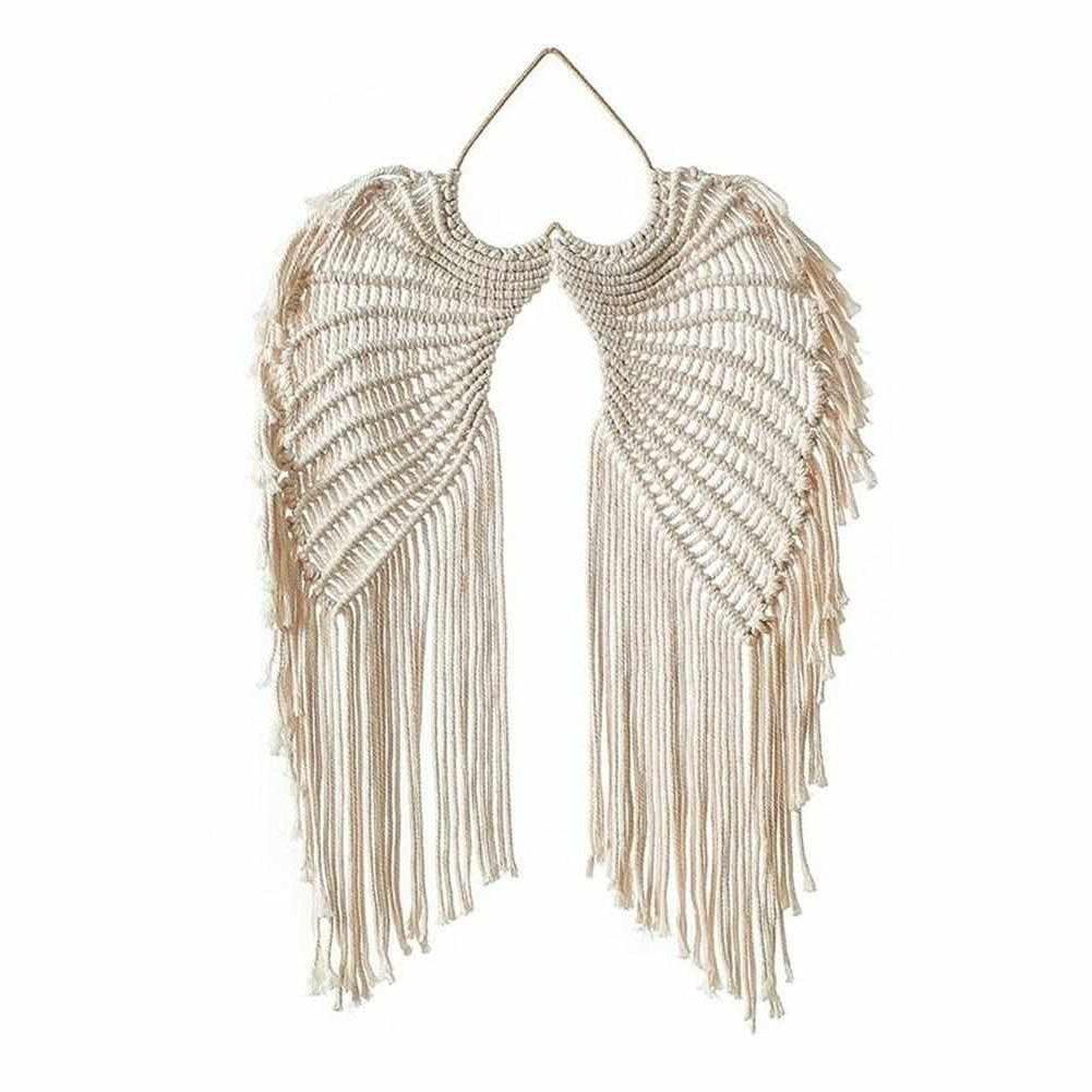 Cotton Blend Wing Wall Hanging, 26.8 in Long, view 3