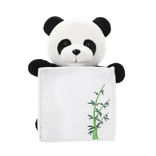 Peekaboo Plush Panda with Music and Moving Paws, view 2