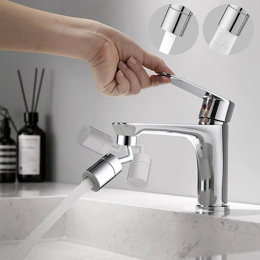 Swivel Faucet Attachment, 1080 Degree, Two Spray Modes, view 2