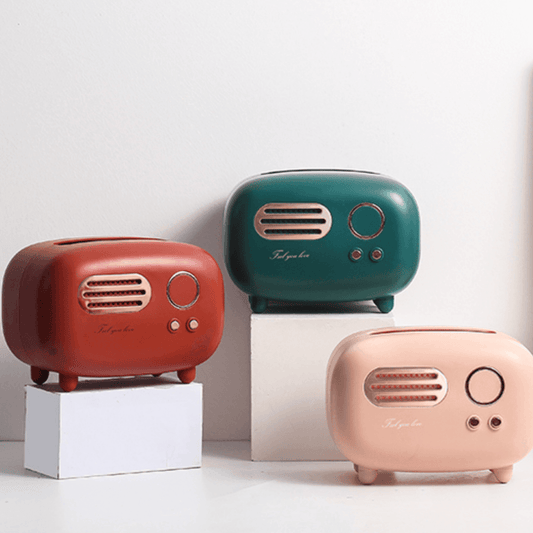 Retro Radio Tissue Box Cover for Standard Boxes, view 2