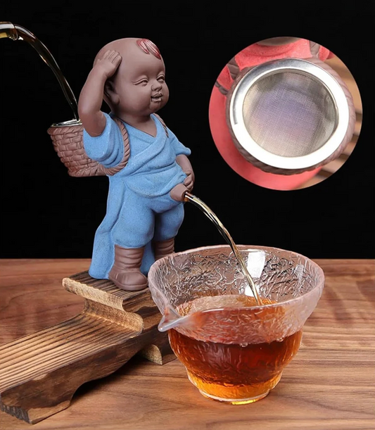 Novelty Monk Tea Infuser with Steel Strainer, view 2
