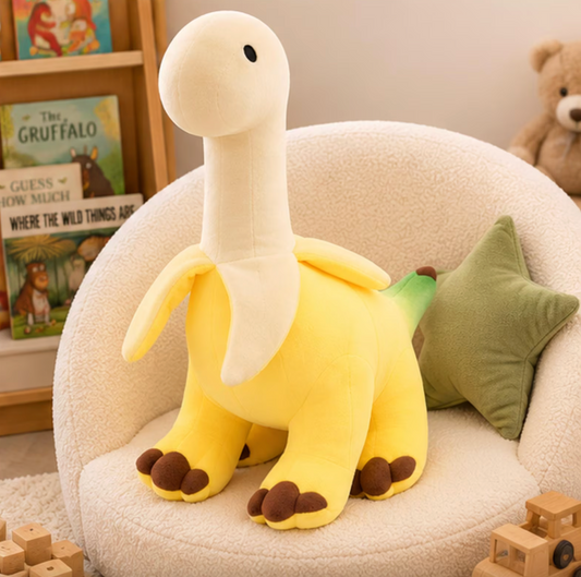 Banana Peel Dinosaur Plush Stuffed Animal, view 2