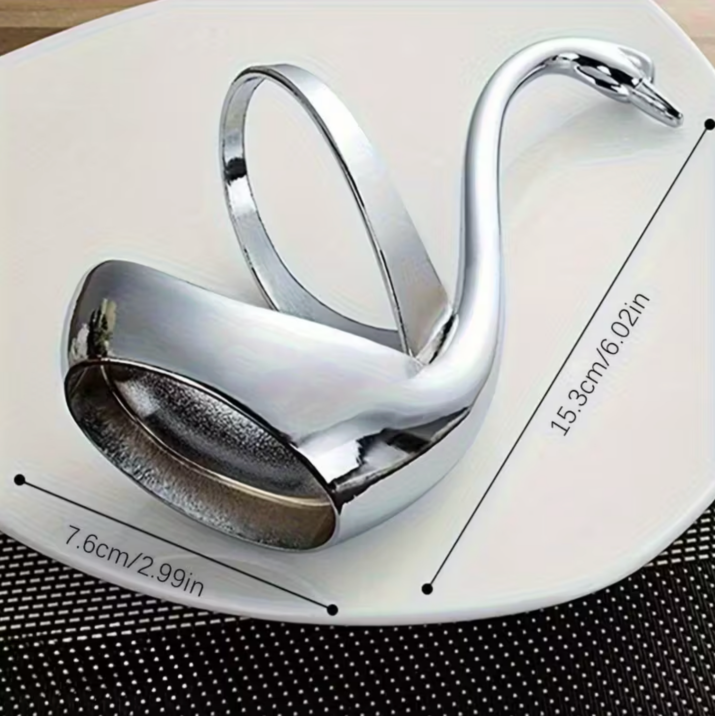 Swan Shaped Stainless Steel Cutlery Holder, view 6