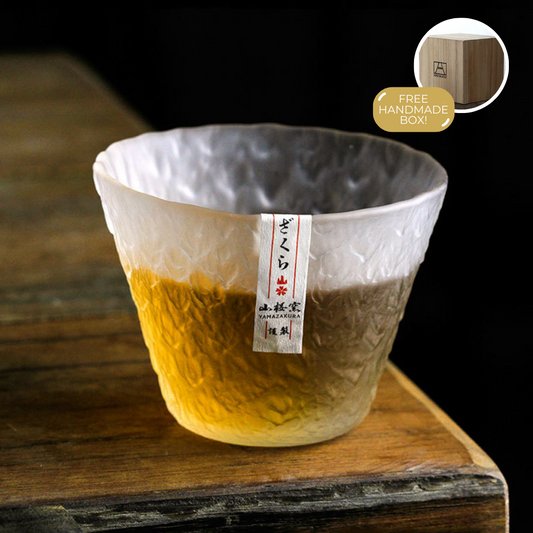 Japanese Edo Kiriko Cut Glass Whiskey Tumbler, view 2