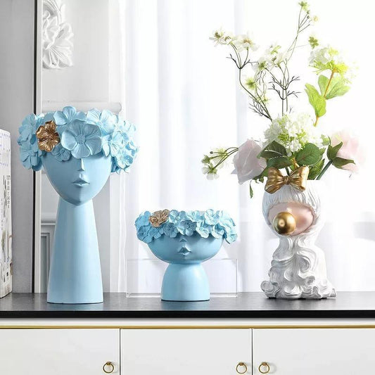 Resin Crown Shaped Flower Holder, Tall or Short, view 2
