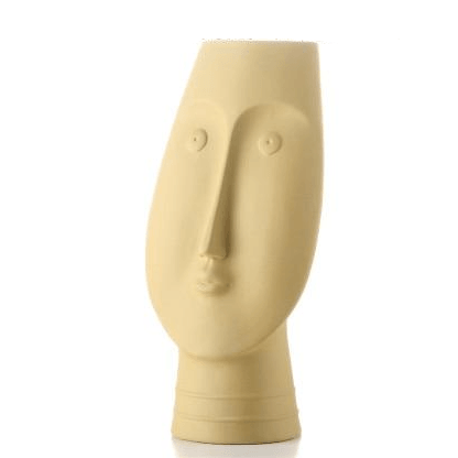 Ceramic Face Vase, Medium 9.5 in or Large 13 in, view 16