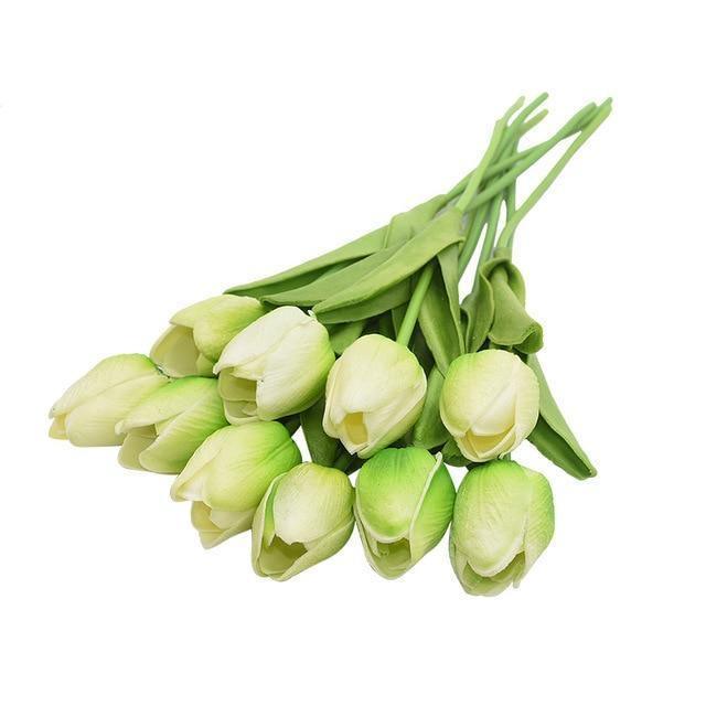 Faux Silk Tulips, Set of 10 Stems, view 28