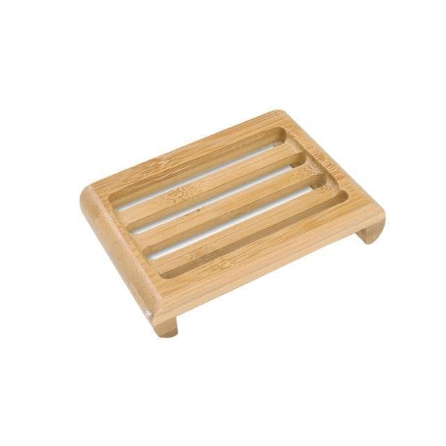 Slatted Bamboo Soap Dish for Bath or Kitchen, view 10