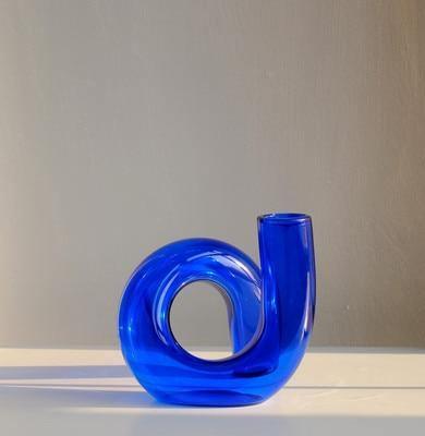 Blown Glass Loop Vase for Plant Cuttings, view 2