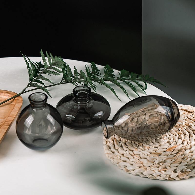 Small Glass Bud Vases, Set of Three, view 9