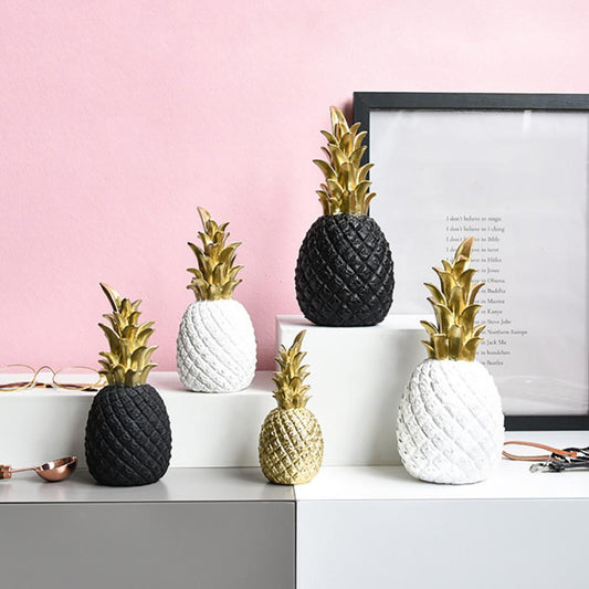 Glossy Resin Pineapple Ornament, Three Sizes, view 2