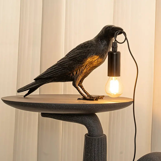 Raven Bird Lamp, Table or Wall Mounted, 12 in, view 2