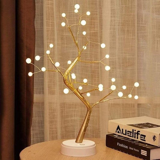 LED Tree Table Lamp, Six Styles, 36 or 108 Lights, view 2