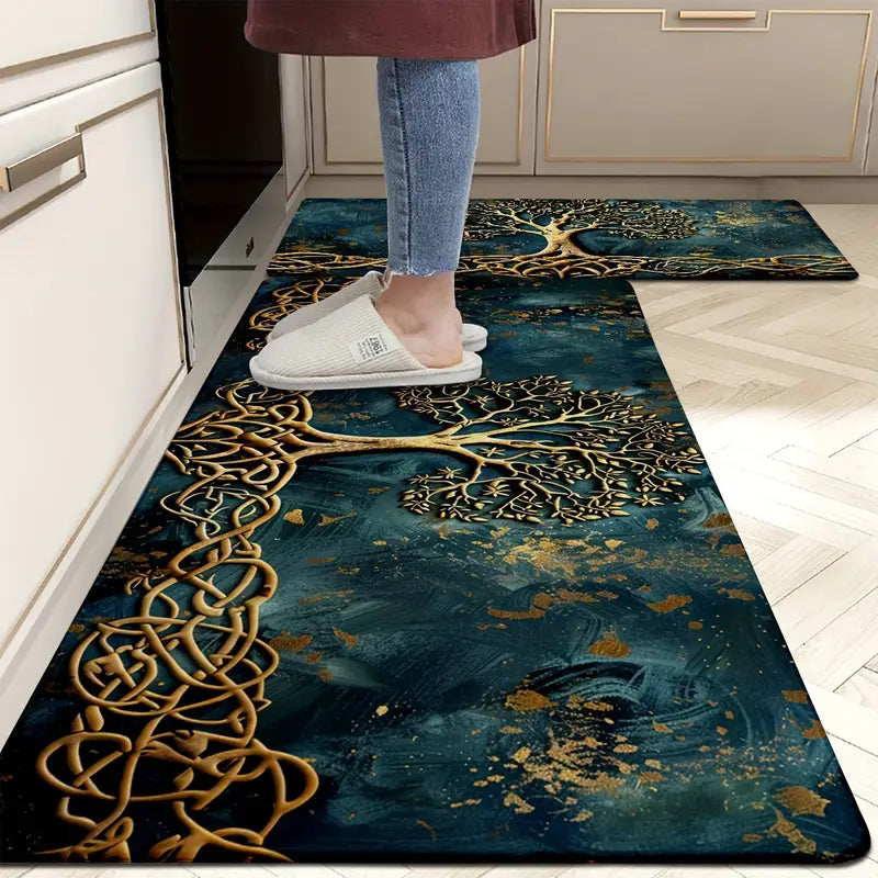 Tree of Life Doormat and Kitchen Runner, Non Slip, view 10