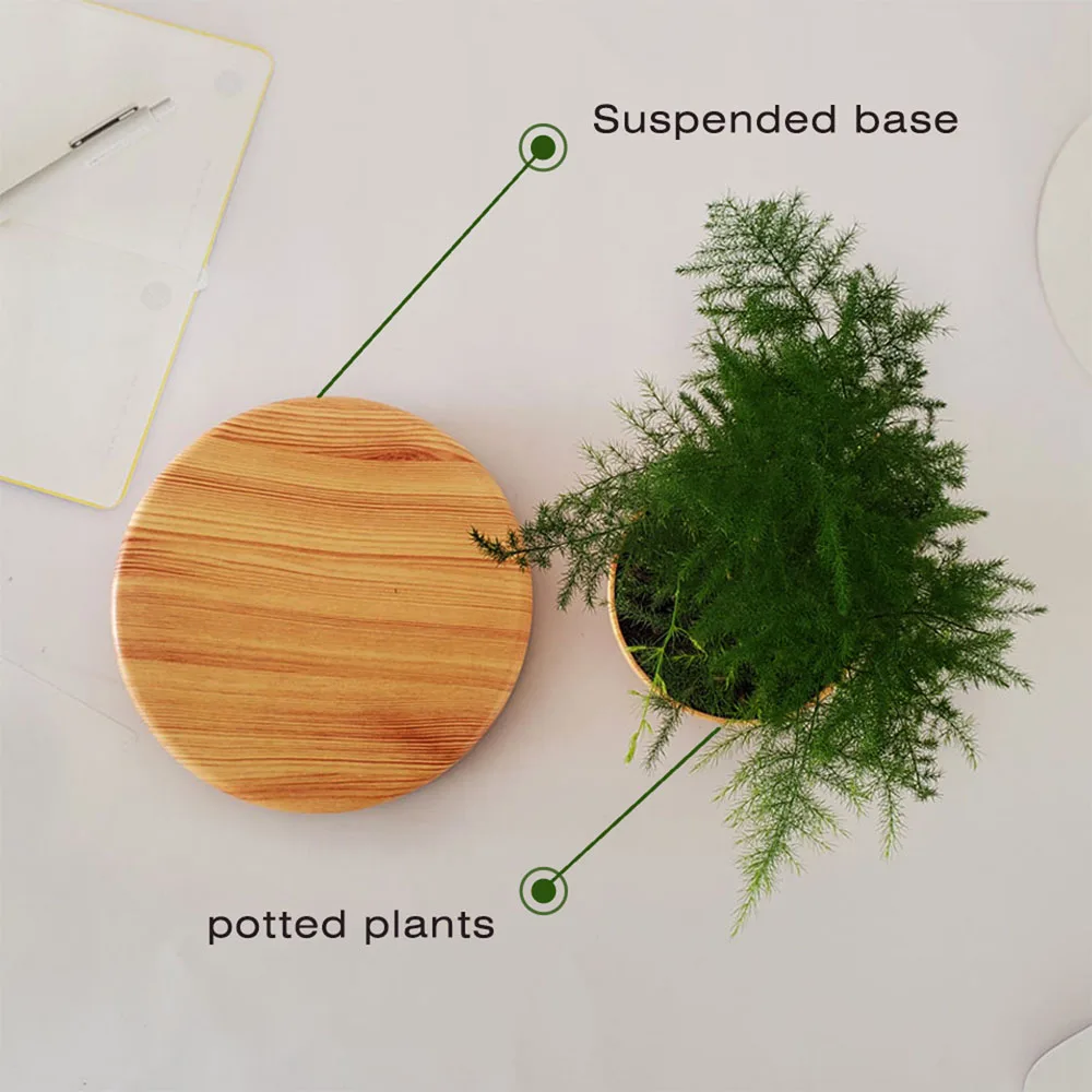 Levitating Plant Pot with Rotating Magnetic Base, view 12