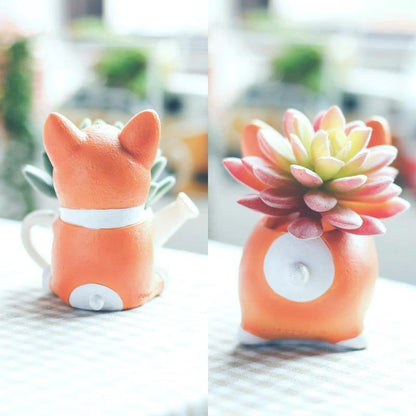 Corgi Resin Succulent Planter, Two Styles, view 8