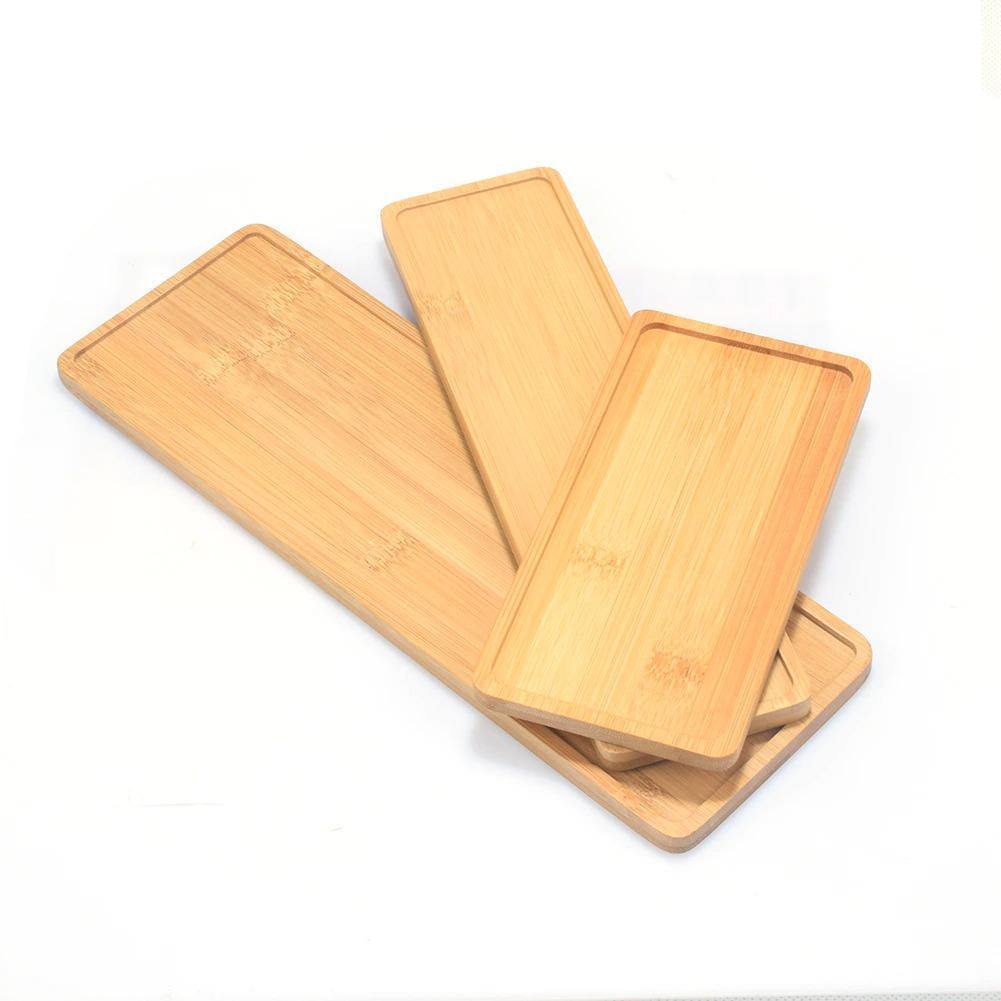 Bamboo Saucer Trays for Plant Pots, Six Shapes, view 14