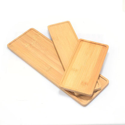 Bamboo Saucer Trays for Plant Pots, Six Shapes, view 14