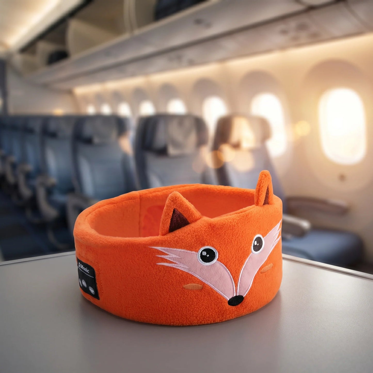 Kids' Fleece Sleep Headband with Bluetooth Speakers, view 5