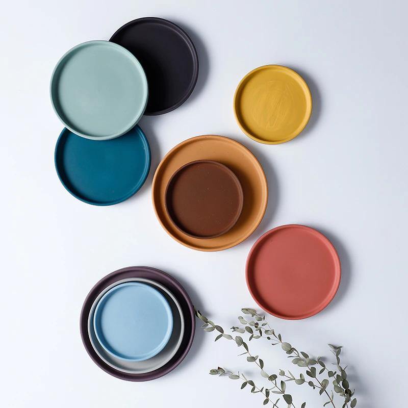 Round Glazed Ceramic Plant Pot, Three Diameters, view 6