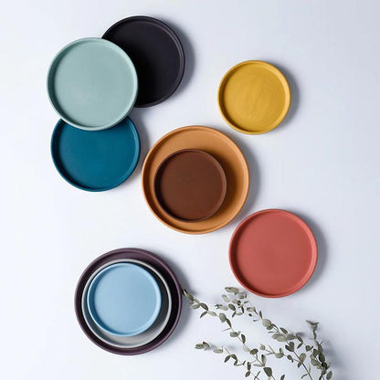 Round Glazed Ceramic Plant Pot, Three Diameters, view 6