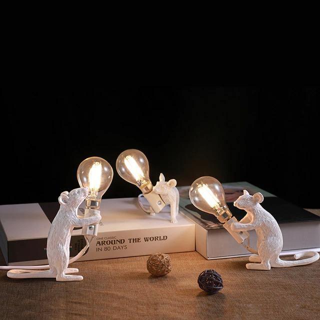 Mouse Figure Accent Lamp in Three Poses, view 3