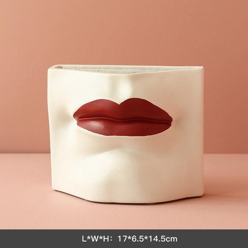 Human Senses Resin Vase, Four Sculpted Styles, view 3