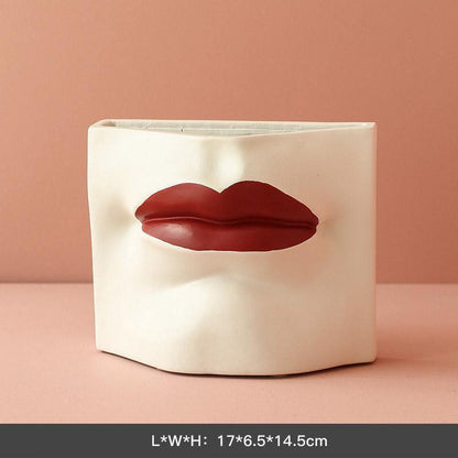 Human Senses Resin Vase, Four Sculpted Styles, view 3