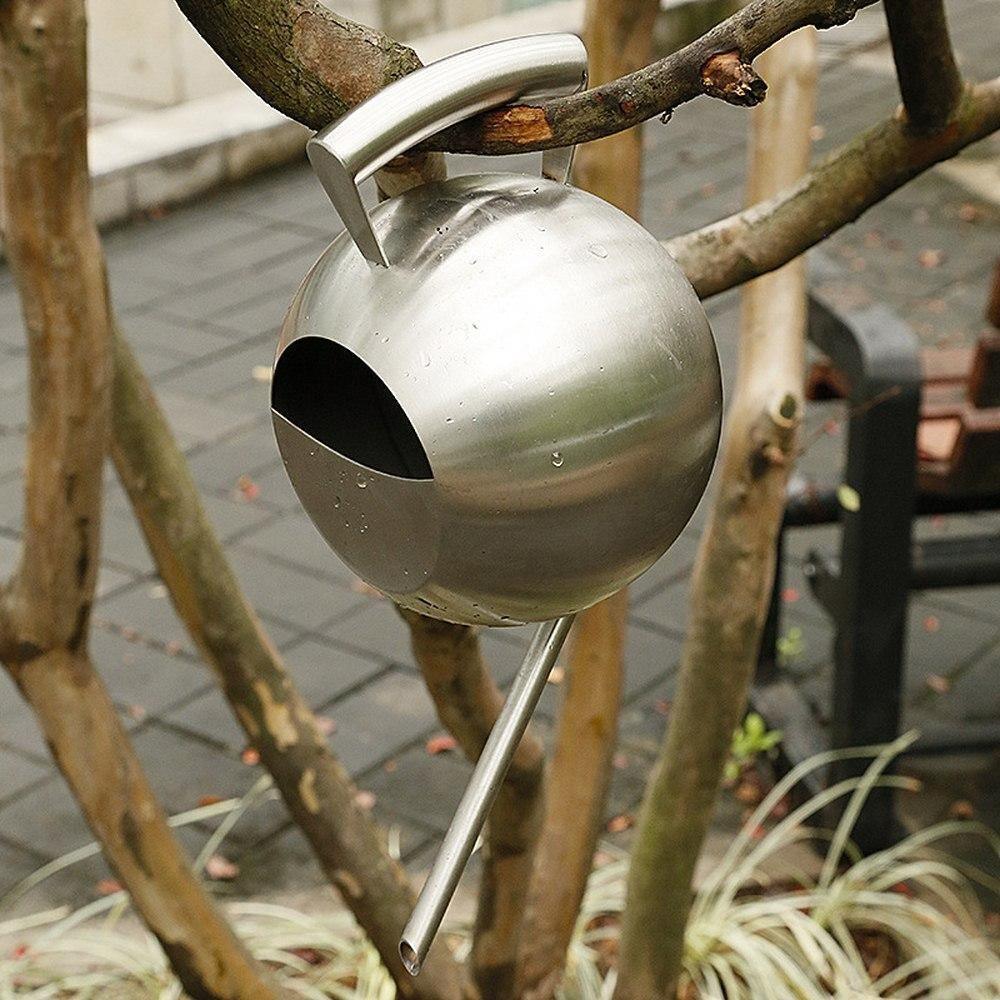 Spherical Stainless Steel Watering Can, Long Spout, view 26