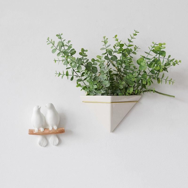 Perched Birds Wall Hook Rack in Cast Resin, view 19
