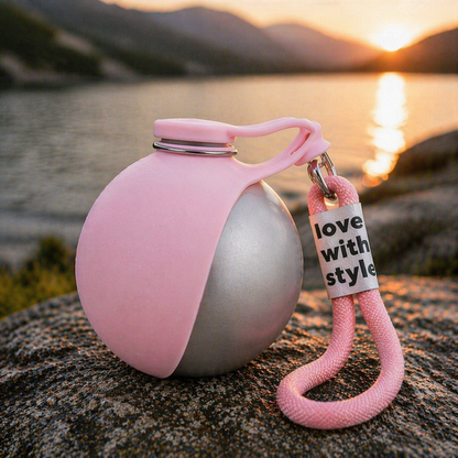 Portable Dog Water Bottle with Fold Out Bowl, view 2