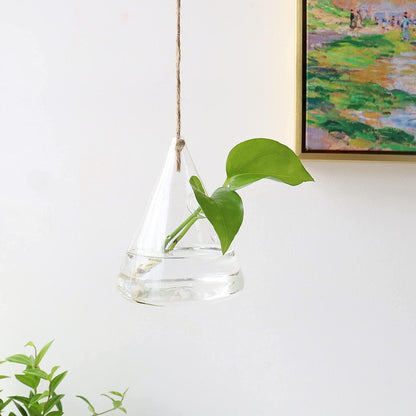 Hanging Glass Terrarium Vases, Set of 3, view 3