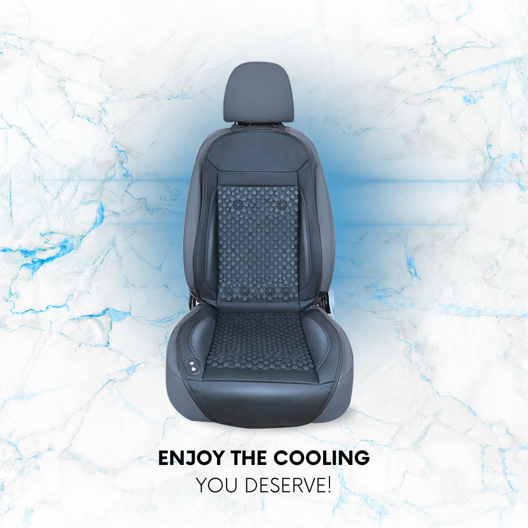 Ventilated Car Seat Cushion with Fans and Massage, view 2