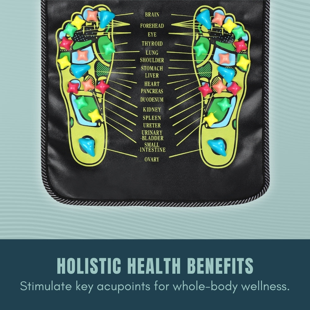 Acupressure Foot Massage Mat, Rolls Up for Storage, view 5