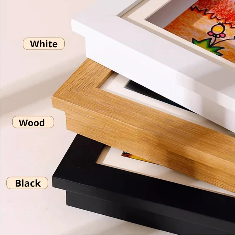Kids Art Frame for A4 Drawings with Magnetic Front, view 8