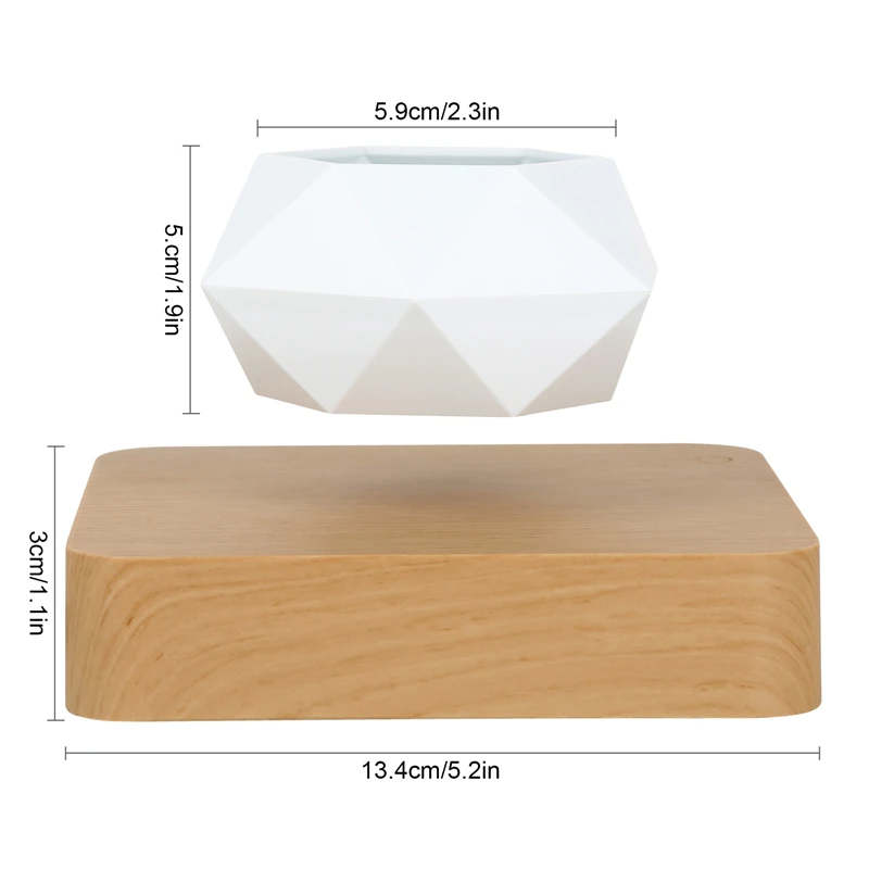 Levitating Plant Pot with Rotating Magnetic Base, view 10