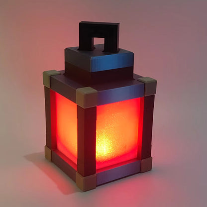 Pixel Block LED Night Light, Orange, Blue, or RGB, view 8