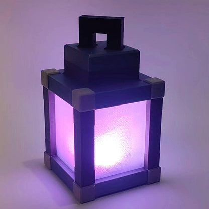 Pixel Block LED Night Light, Orange, Blue, or RGB, view 6
