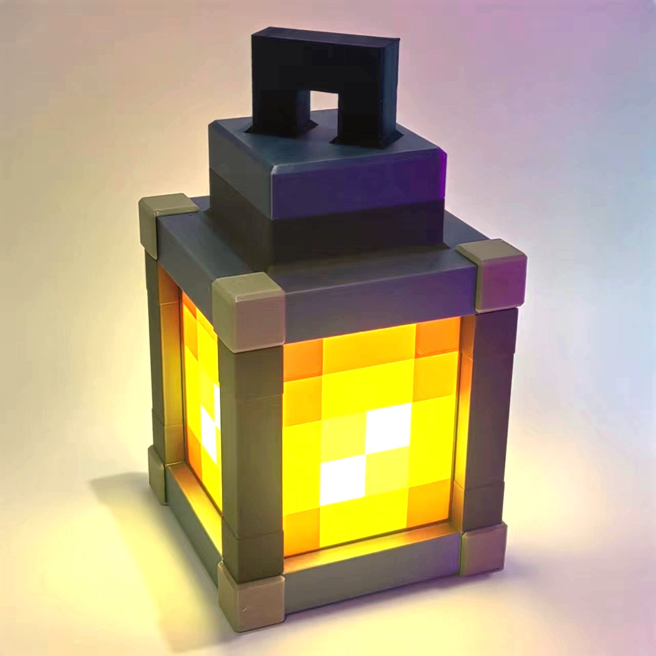 Pixel Block LED Night Light, Orange, Blue, or RGB