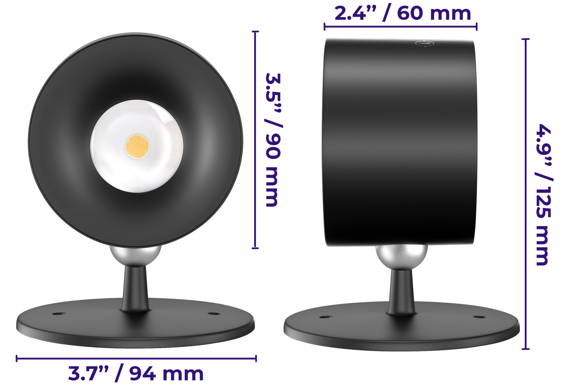 Magnetic Wall Light, Rechargeable, 360 Degree Head, view 14