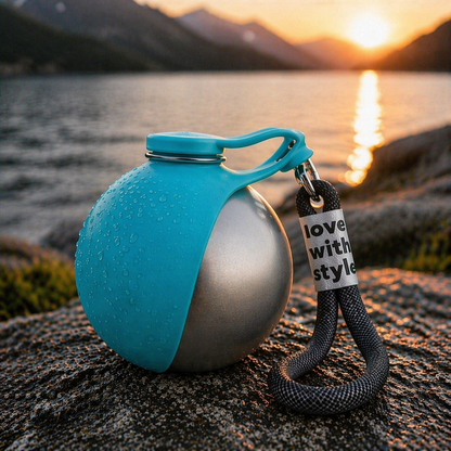 Portable Dog Water Bottle with Fold Out Bowl